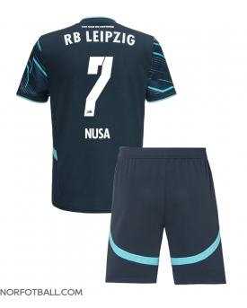 Billige Fotballdrakt RB Leipzig Antonio Nusa #7 Replika Tredjedraktsett Barn 2024-25 Kortermet (med bukser)